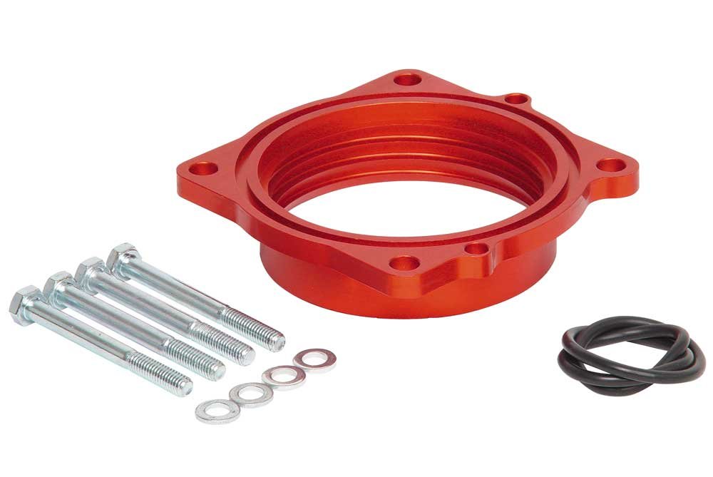 Airaid 350-532 PowerAid Throttle Body Spacer for Improved Engine Performance - Boost Horsepower & Fuel Efficiency - Perfect for Off-Roading & Performance Tuning