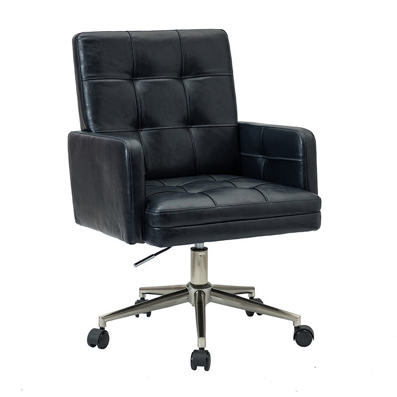 Ergonomic Leo Task Chair - Adjustable Office Chair with Lumbar Support for Home & Office Workspaces - Perfect for Long Hours of Sitting, Computer Work, and Study Sessions