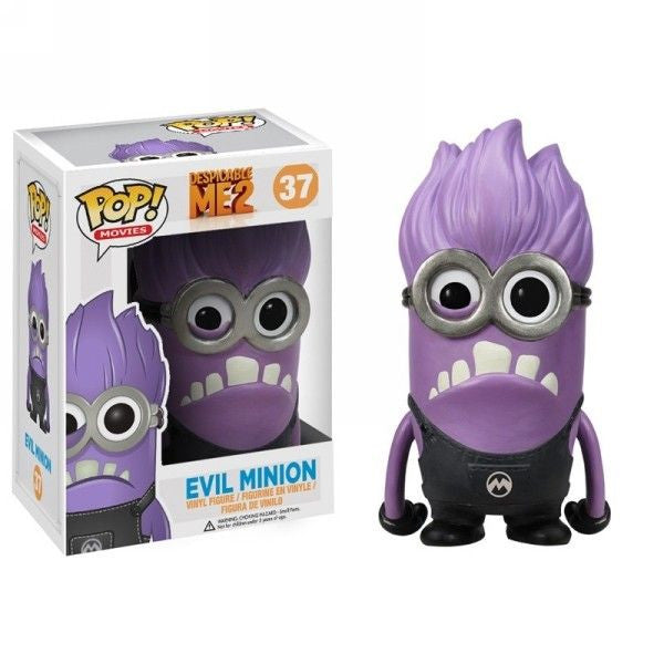 Despicable Me 2 Evil Minion Pop! Vinyl Figure #37 - Collectible Toy for Movie Fans & Home Decor