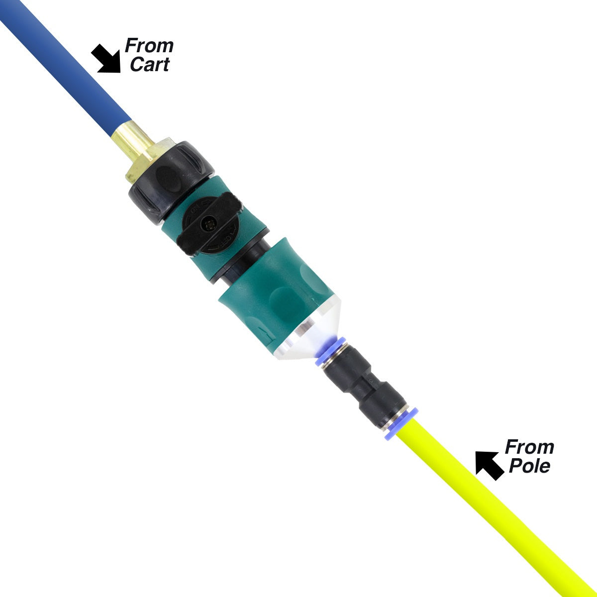 World Enterprises On/Off Quick Connect - Easy-to-Use Electrical Connector for Home Appliances, DIY Projects & Automotive Wiring
