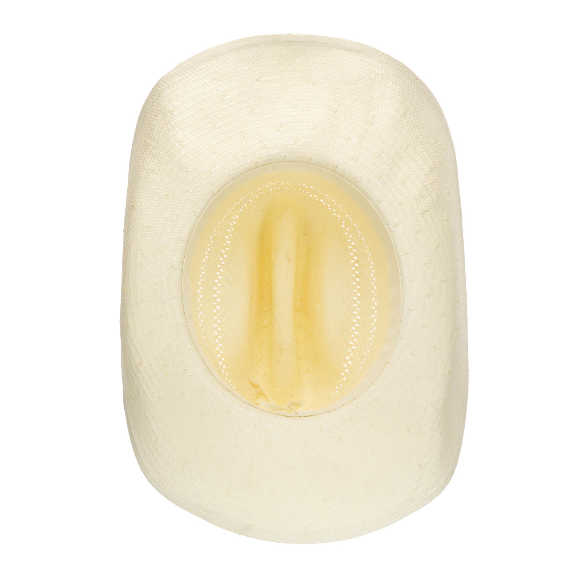 Men's Ivory Cowboy Hat with Cattleman's Crease - Western Style Rancher Hat for Rodeo, Country Music Festivals & Outdoor Adventures