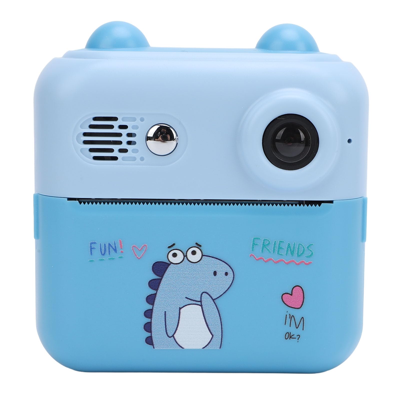 Instant Print Kids Camera - 1080P HD Selfie Digital Camera with Photo Printing for Boys & Girls Ages 4-9 | Portable Travel Toy for Birthday Gifts, Parties & Outdoor Adventures (Blue)