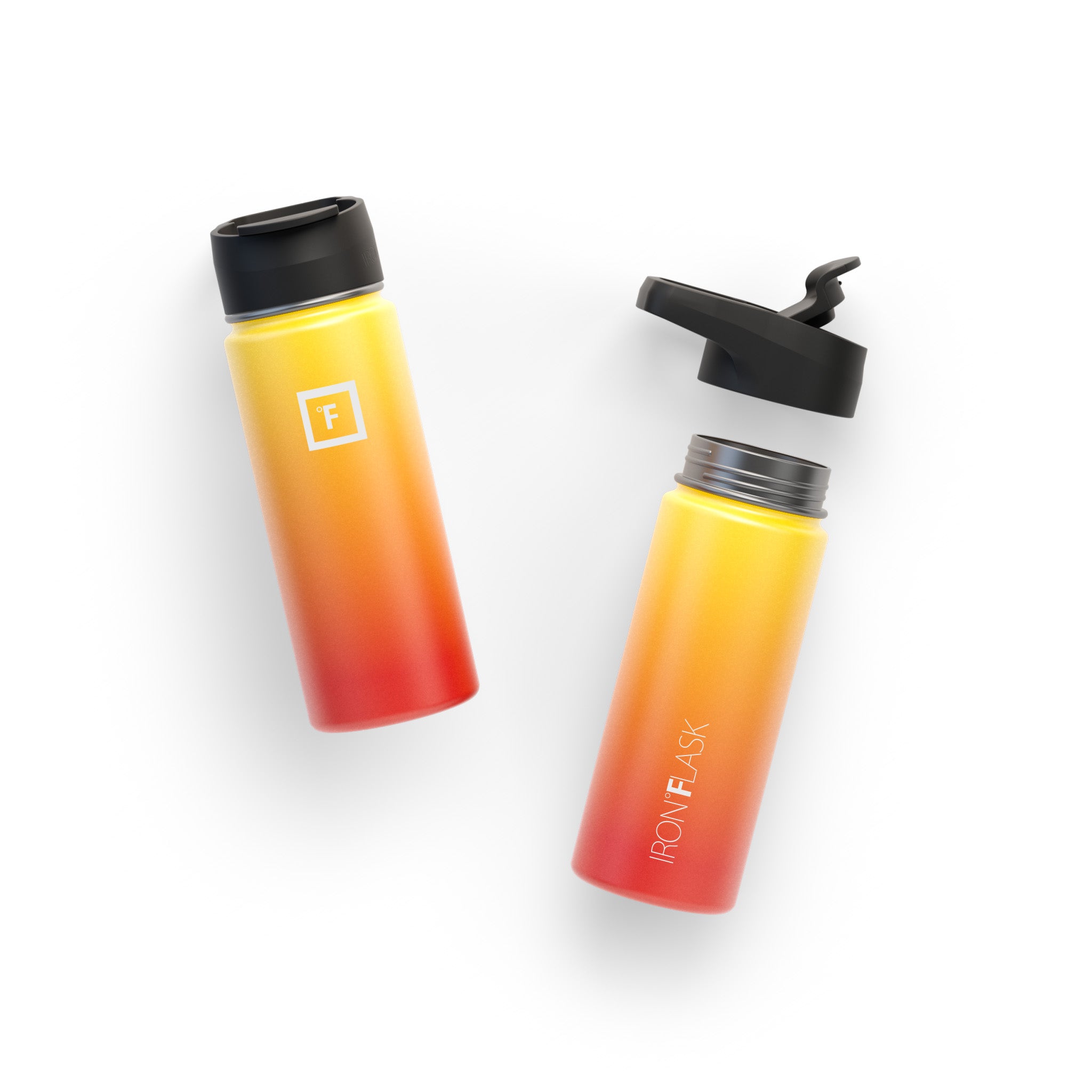 18 Oz Wide Mouth Water Bottle with Straw Lid - Leak Proof & BPA Free - Perfect for Gym, Hiking, Travel & Everyday Hydration