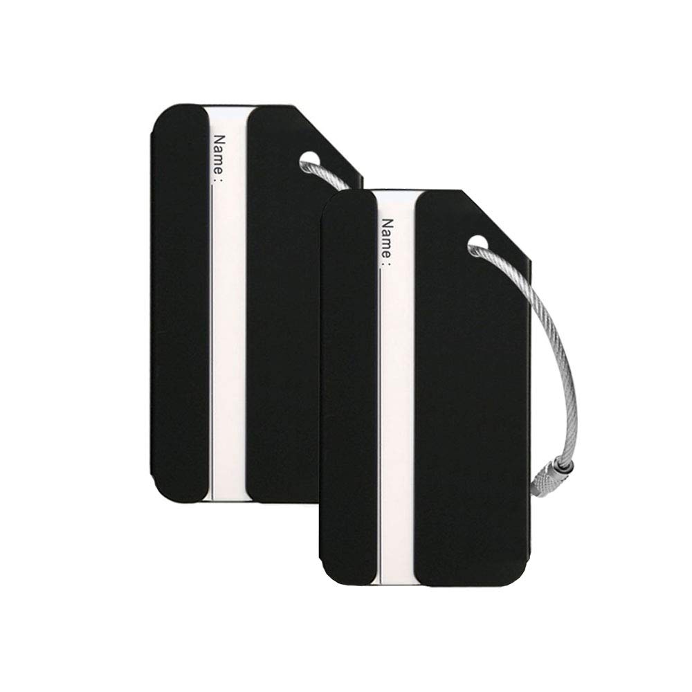 Durable Aluminum Luggage Tags for Travel - Personalized ID Labels & Bright Suitcase Tags for Easy Identification by LouisJoeYu | Perfect for Airports, Cruises & Business Trips