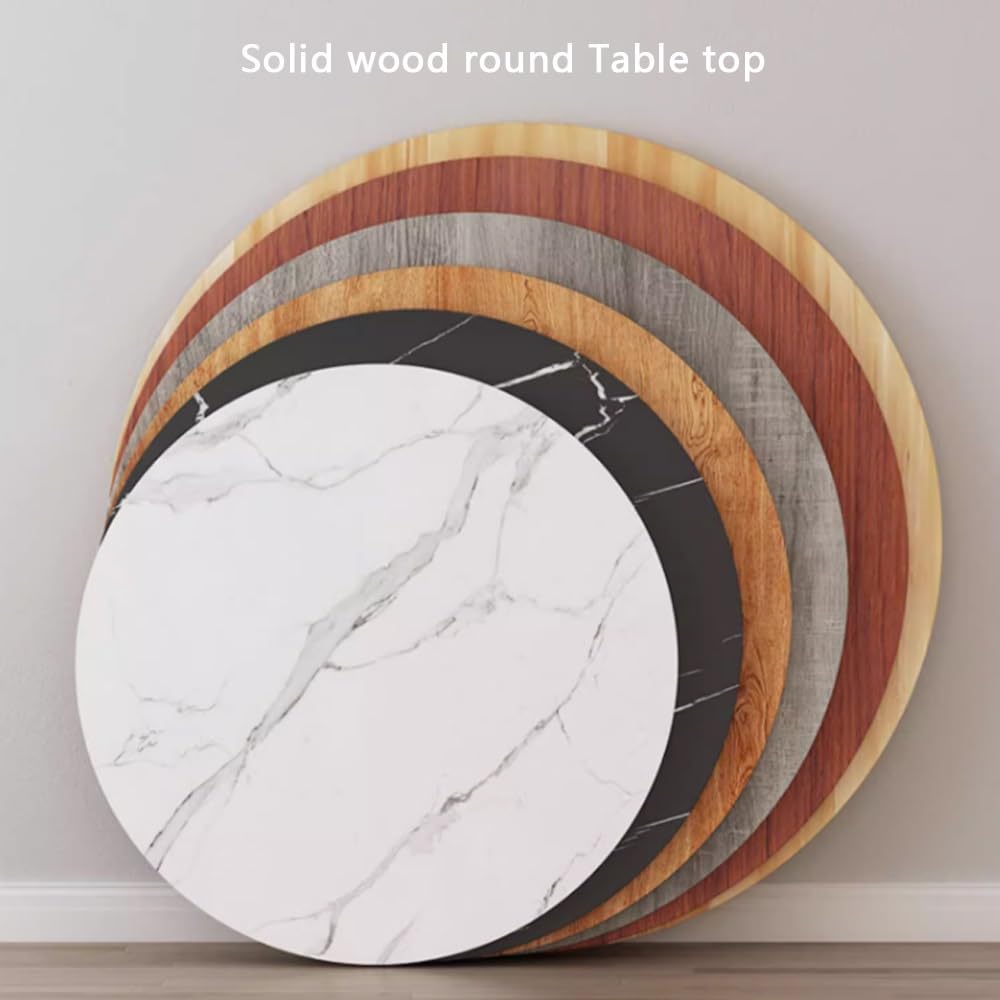 Solid Wood Round Dining Table Top 16
