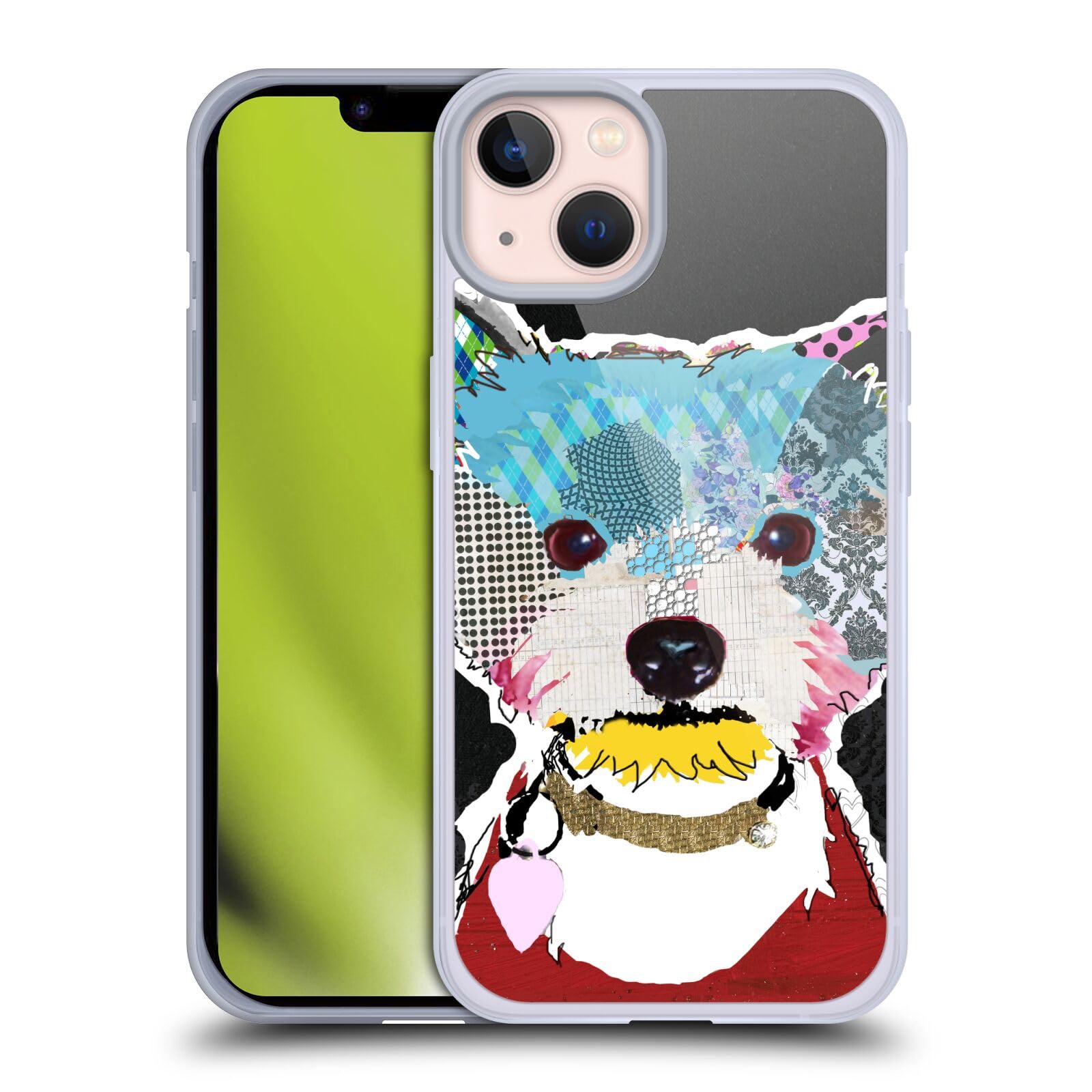 Officially Licensed Michel Keck Westie Dogs iPhone 13 Case - Cute Soft Gel Phone Cover for Apple iPhone 13 - Perfect for Dog Lovers & Everyday Protection