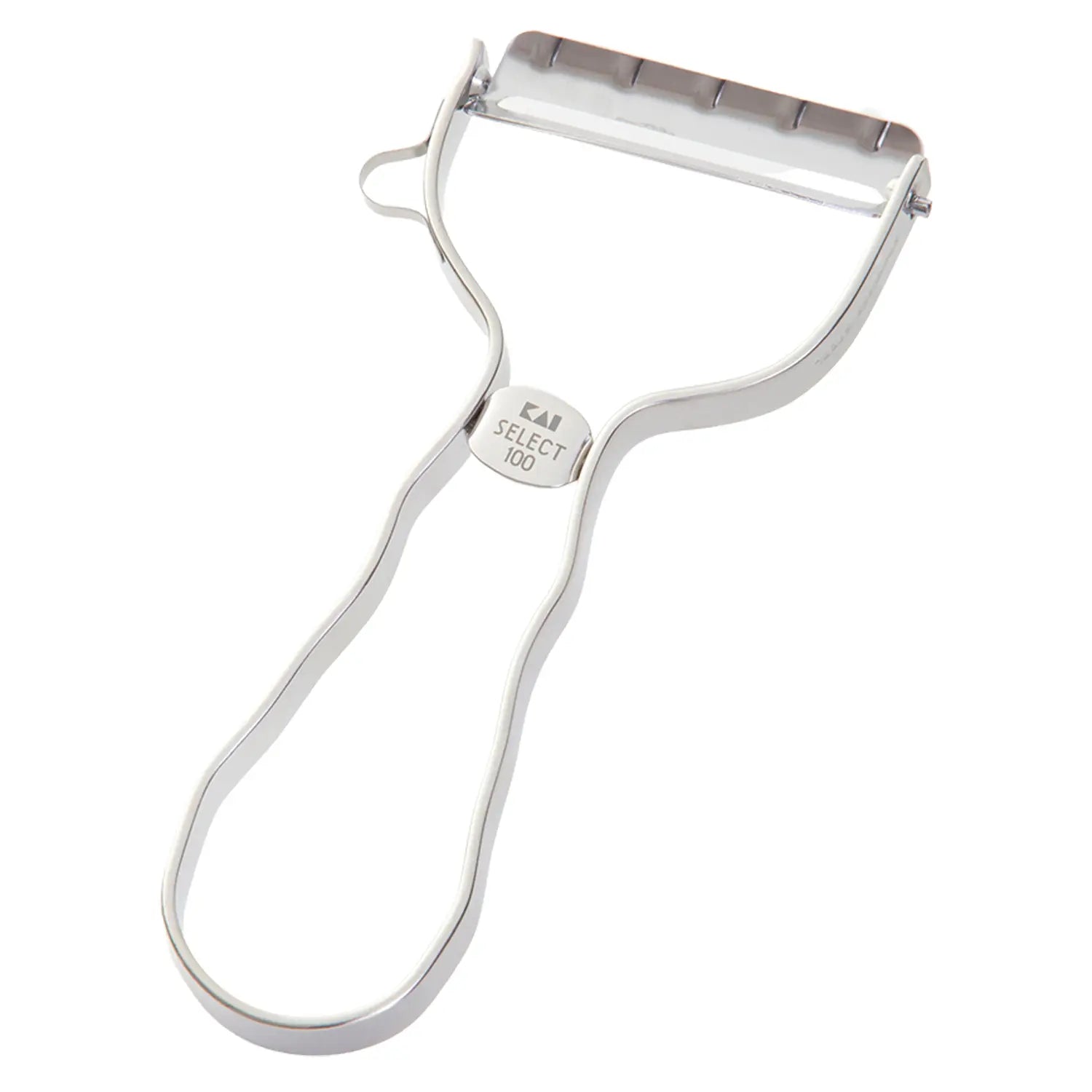 Premium Kai Stainless Steel Vegetable Peeler - Ergonomic Kitchen Tool for Effortless Peeling of Potatoes, Carrots & Fruits - Ideal for Home Cooking & Professional Chefs