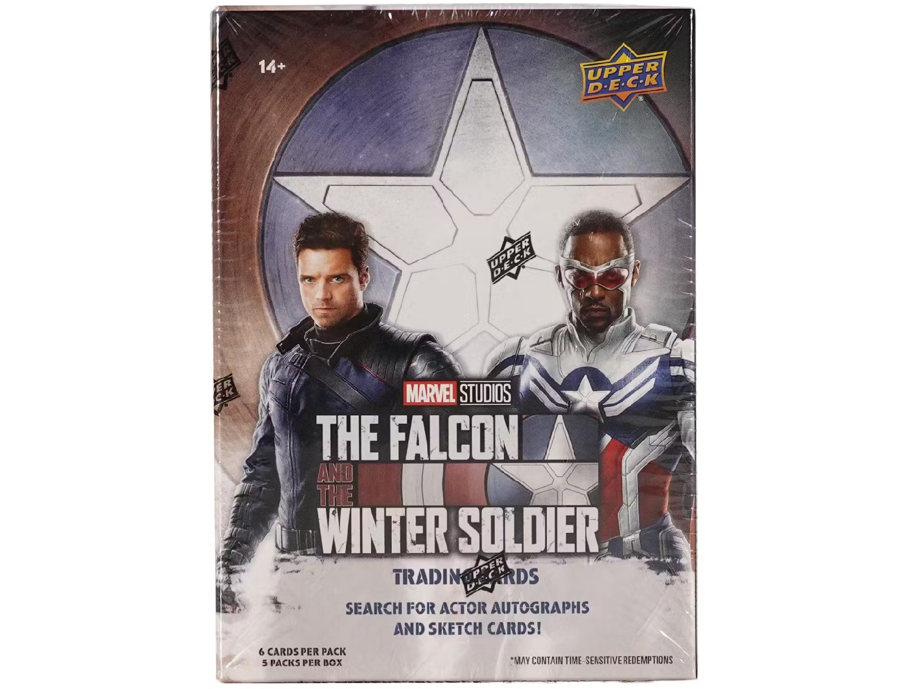 2022 Upper Deck Marvel The Falcon and The Winter Soldier Blaster Box - Collectible Trading Cards for Marvel Fans | Perfect for Gifts, Collecting, and Game Nights