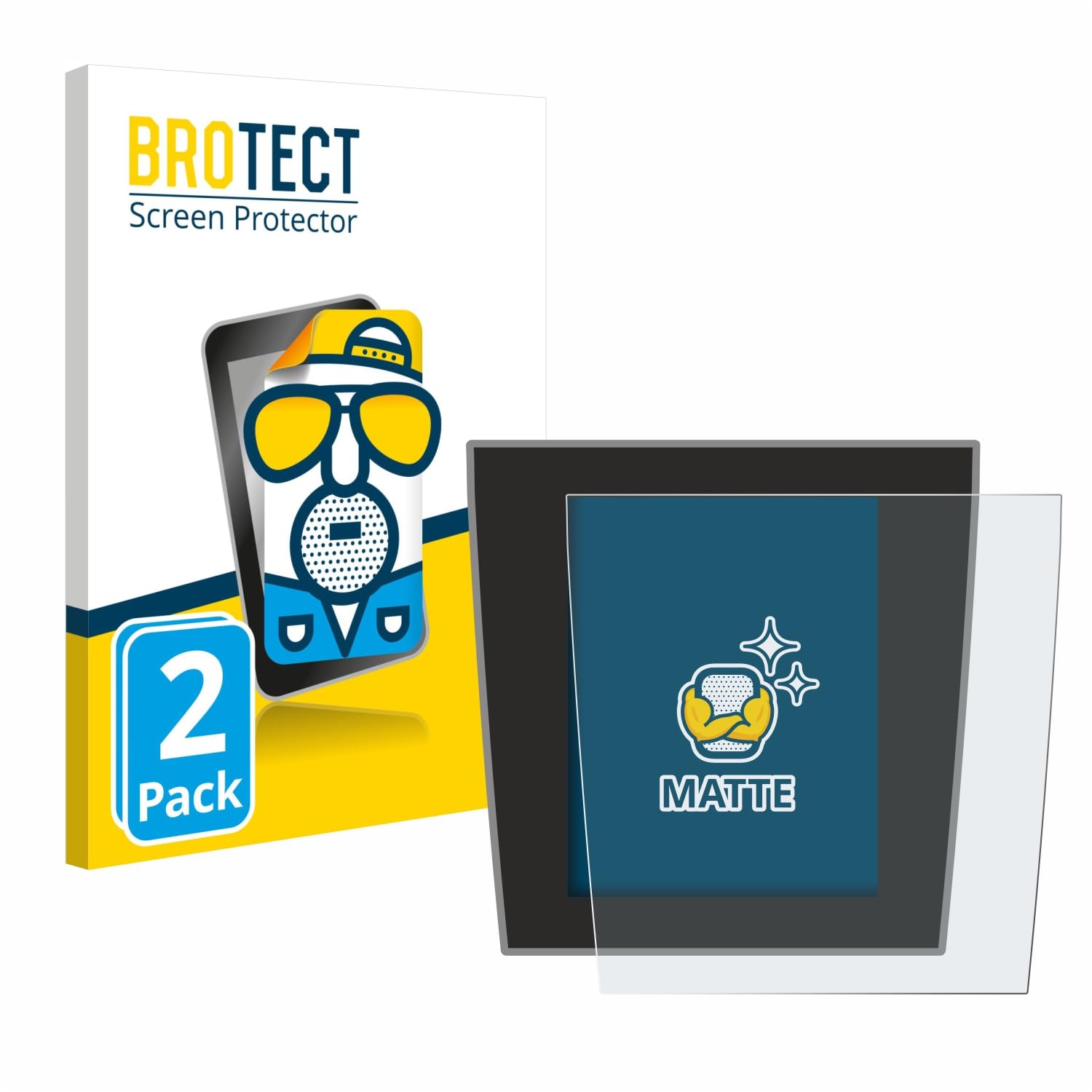 Brotect Anti-Glare Screen Protector for Porsche Taycan 2021 Infotainment System - Matte Protection Film (2 Pack) - Reduce Eye Strain & Fingerprints for Better Driving Visibility