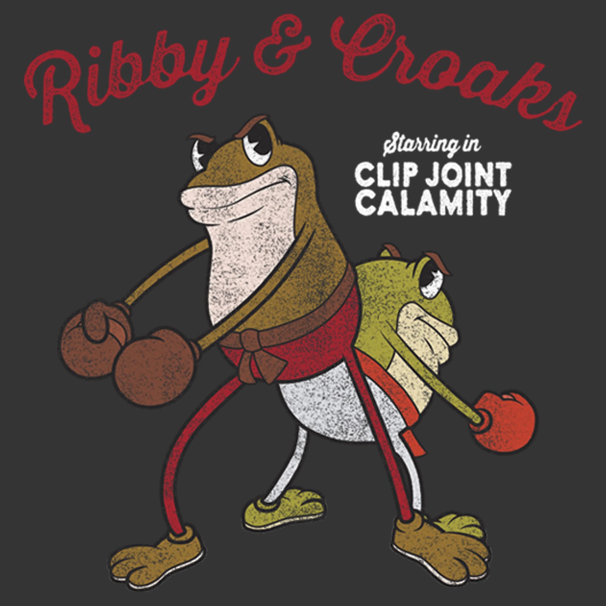 Cuphead Ribby & Croaks Distressed Sweatshirt for Men - Gaming & Casual Wear