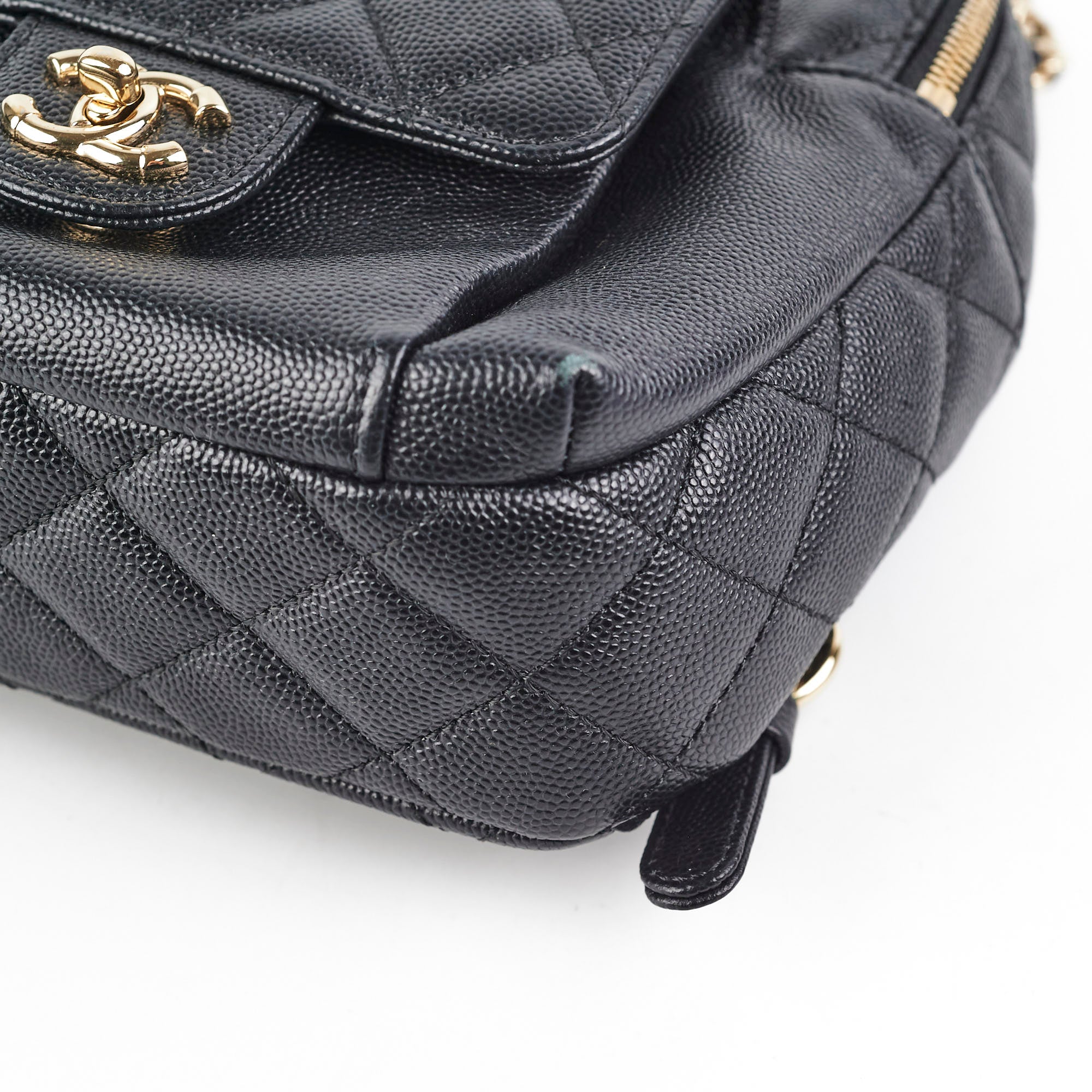 Chanel Mini Caviar Leather Black Backpack - Luxury Designer Handbag for Women | Perfect for Travel, Work & Everyday Use