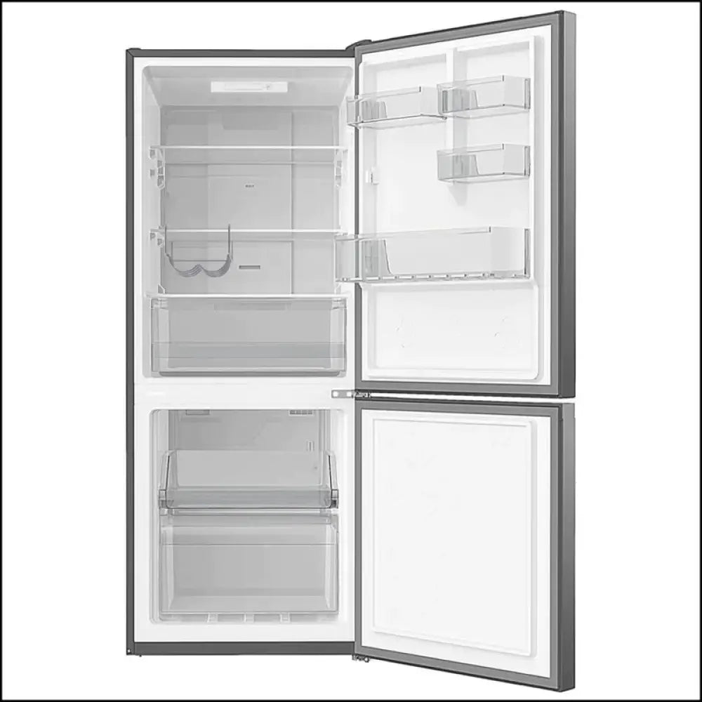 CHiQ CBM281NSS 283L Bottom Mount Refrigerator - Energy Efficient Stainless Steel Freezer for Kitchen, Home, Office & Restaurant Use
