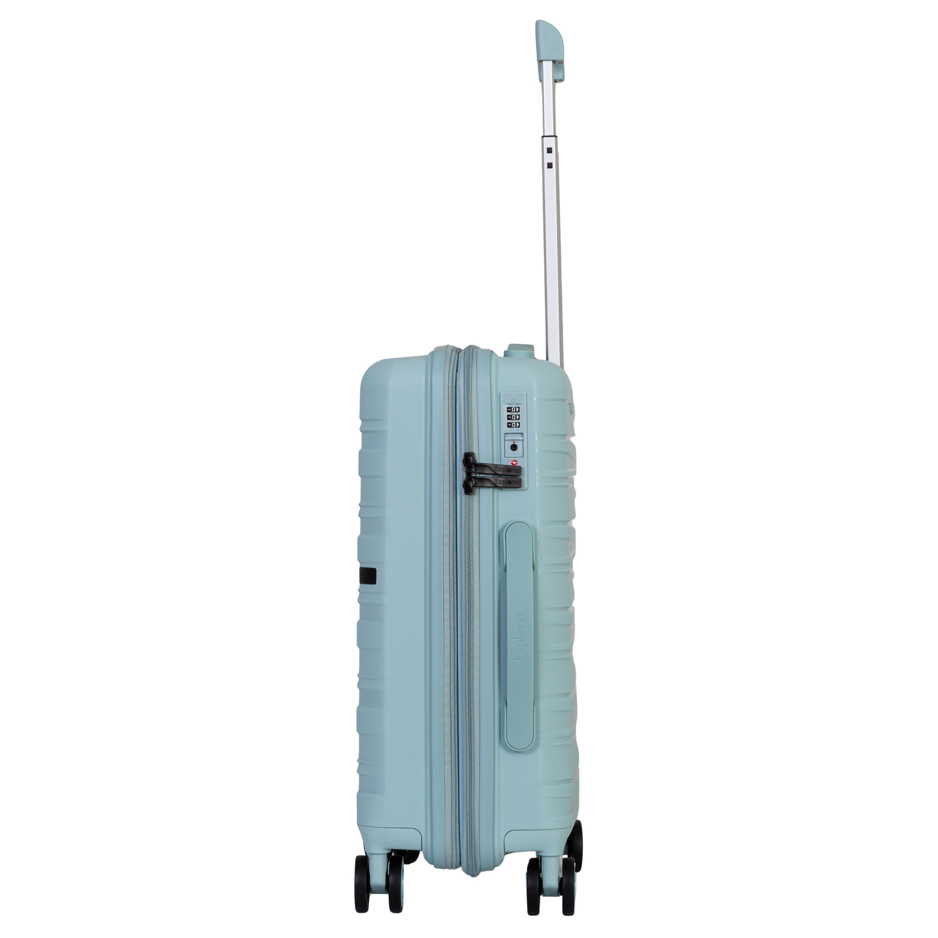 Explorer Breeze Anti-Theft Expandable Carry-On Luggage - Lightweight Travel Suitcase for Airplane, Business Trips & Weekend Getaways