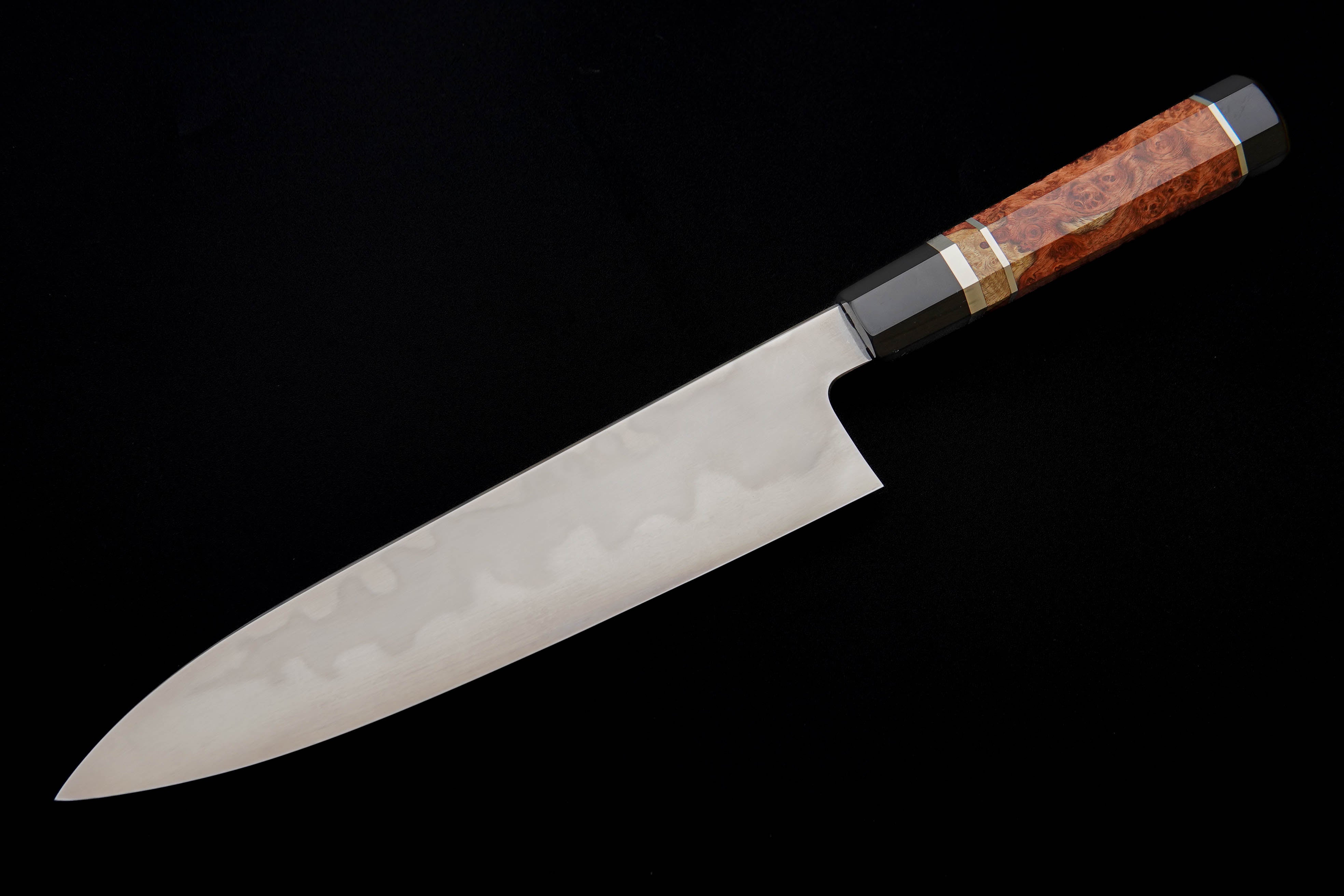 Premium Shoichi Hashimoto Honyaki White #1 Steel 240mm Gyuto Japanese Chef Knife - Perfect for Sushi, Meat Slicing & Professional Kitchen Use