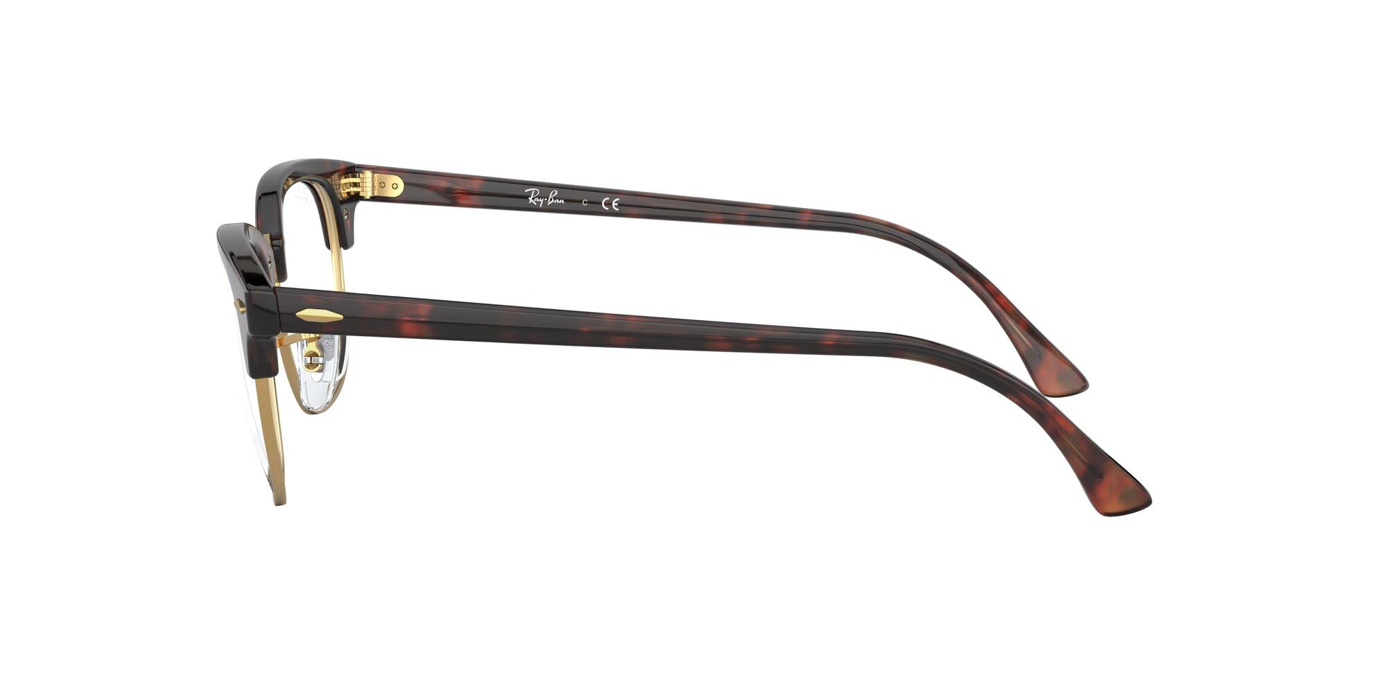 Ray-Ban Rx5154 Clubmaster Square Prescription Eyeglasses Frames for Men & Women - Classic Retro Style, UV Protection - Perfect for Reading, Driving & Fashion Accessories