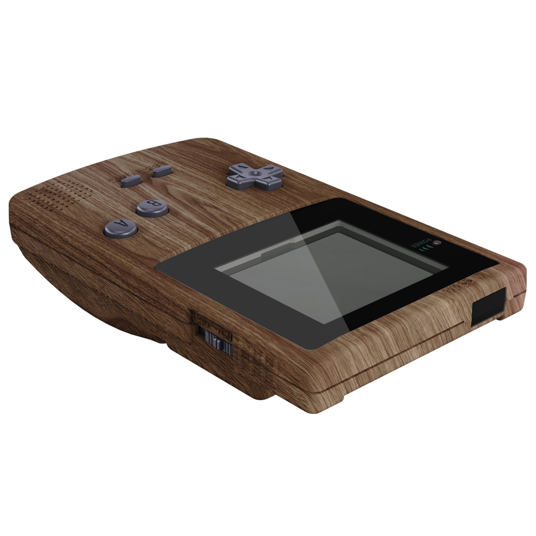 eXtremeRate Wood Grain Full Set Replacement Shell with Buttons for Gameboy Color (GBC) - Compatible with GBC OSD IPS, Regular IPS & Standard LCD Screens - DIY Gaming Console Upgrade Kit for Retro Gaming Enthusiasts