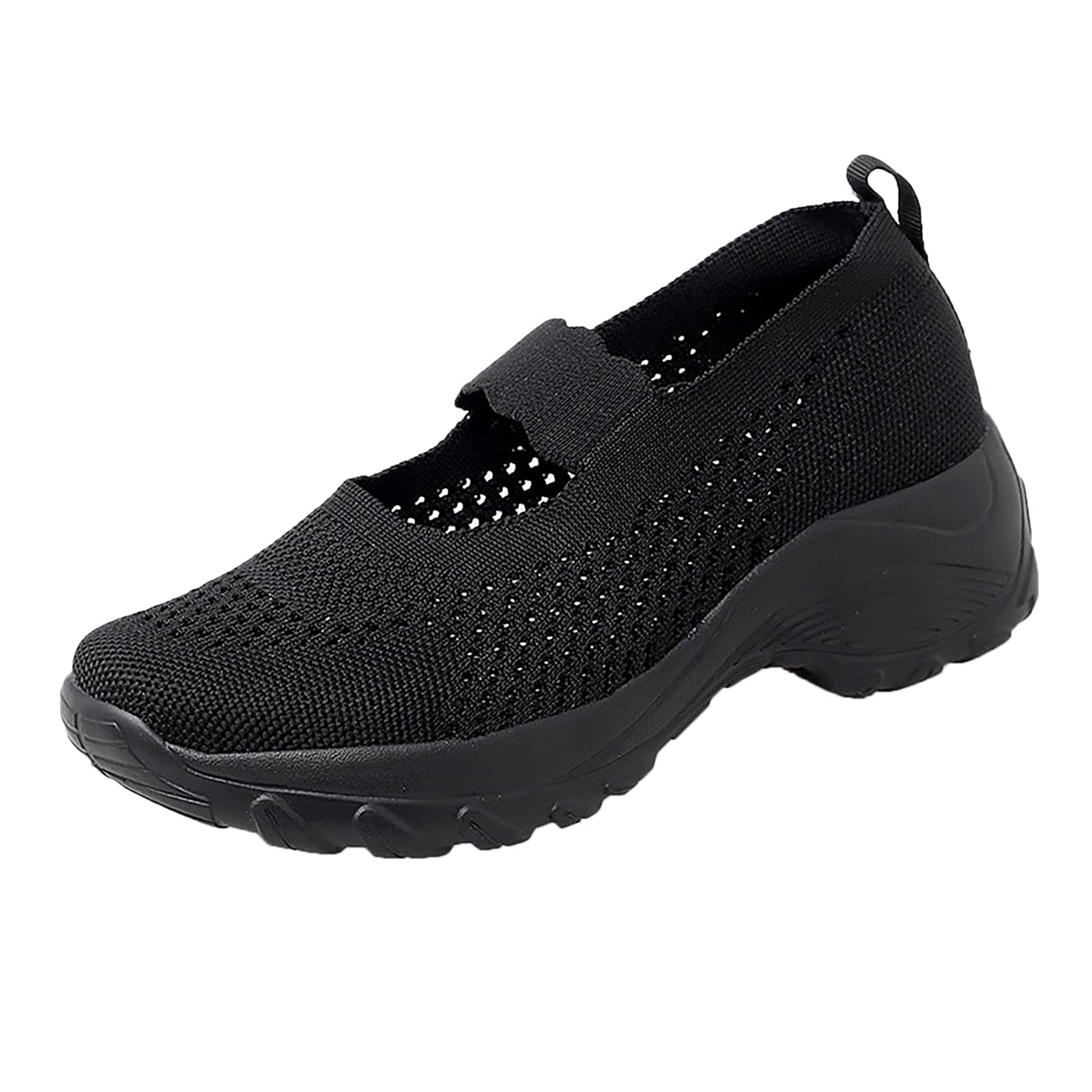Breathable Mesh Women's Summer Fashion Sneakers with Wedge Heel - Slip-On Hollow Design in Yellow for Casual Wear & Sports