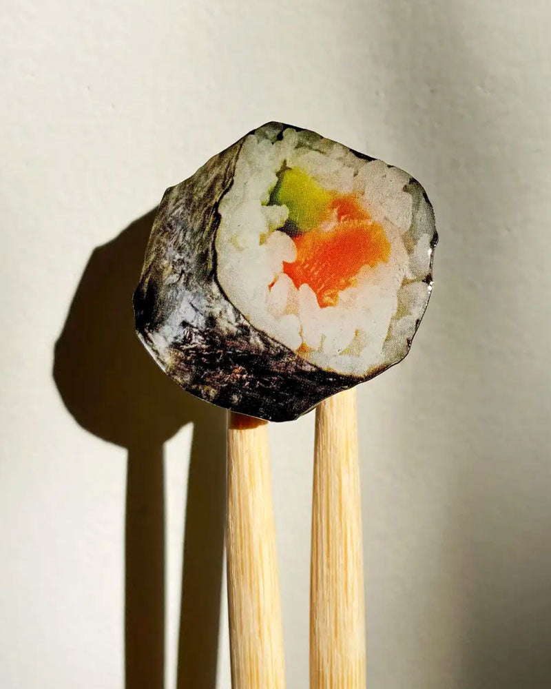 Sushi Realistic Enamel Pin - Japanese Food Kawaii Accessory for Backpacks, Jackets & Gifts