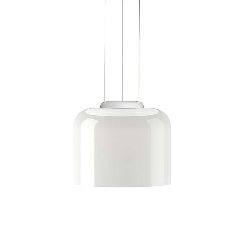 Modern Alba LED Glass Pendant Light - Dimmable Hanging Fixture for Kitchen Island, Dining Room & Bedroom Lighting | Energy Efficient & Stylish Home Decor