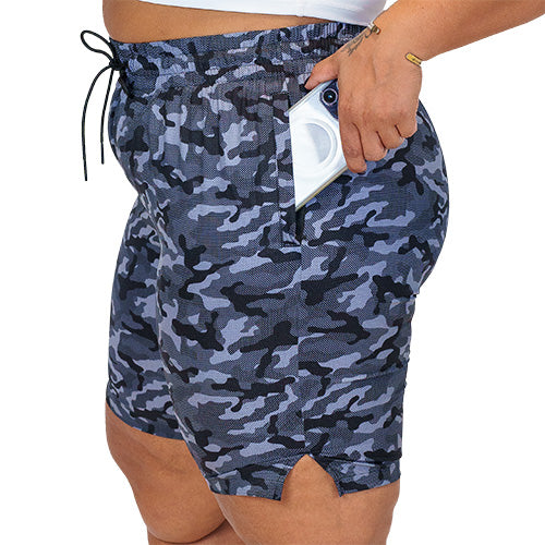 Men's Camo Shorts - Comfortable & Stylish Outdoor Activewear for Hiking, Camping & Summer Adventures