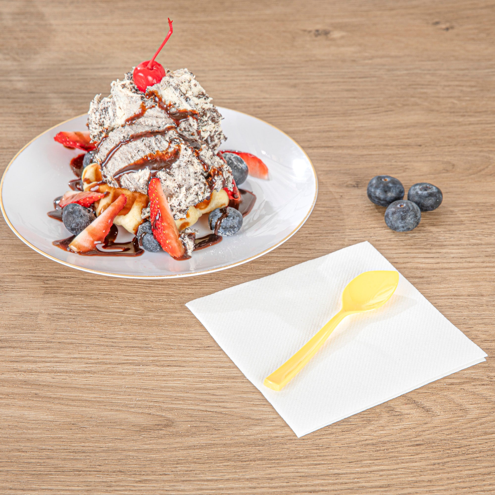 Baby Feeding Spoon - Soft BPA-Free Plastic Petal Design (4.5