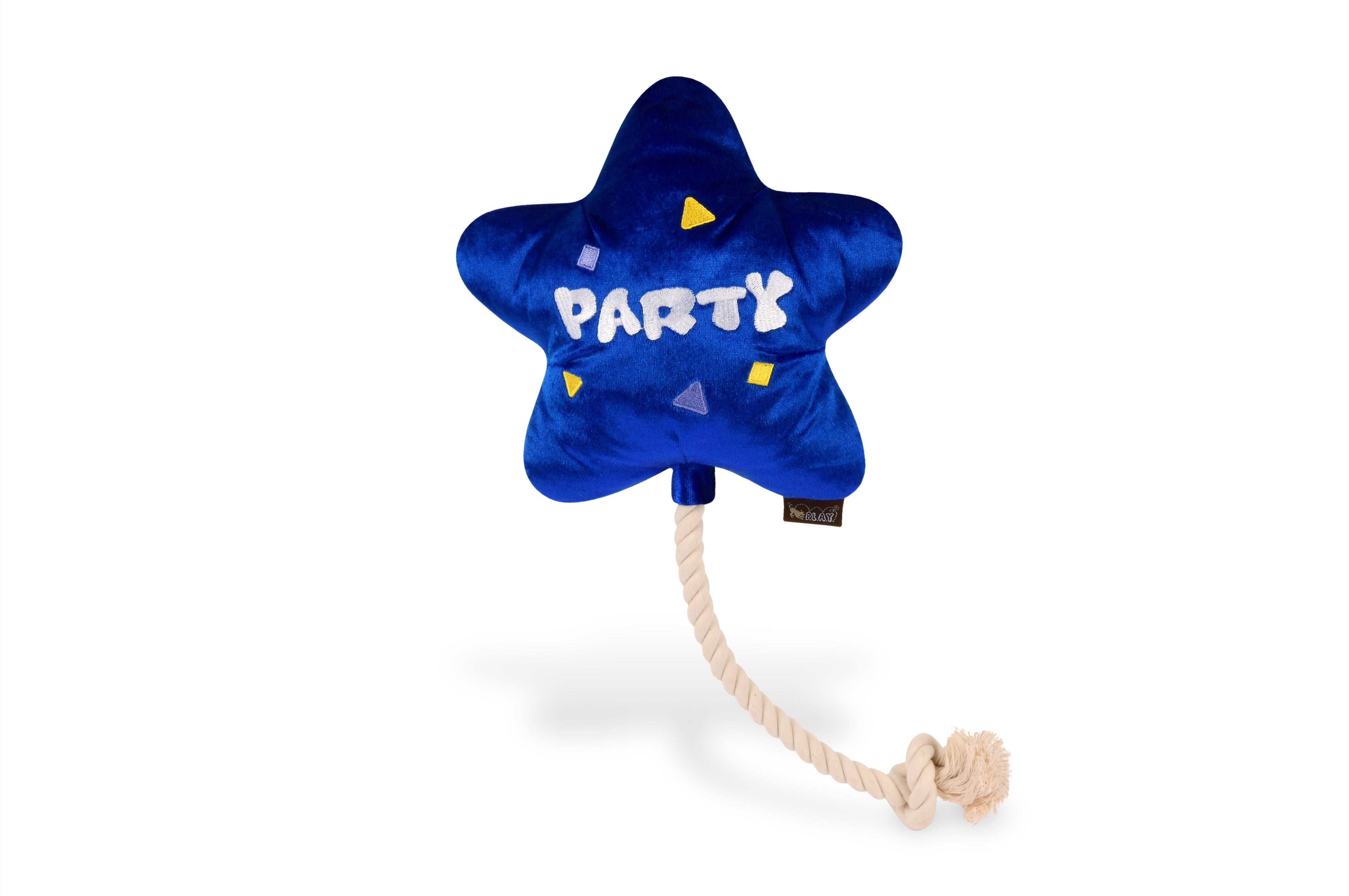 Party Time™ Dog Plush Toy - El Globo Fiesta Fun Chew Toy for Pets | Durable & Cute Dog Birthday Gift | Perfect for Playtime, Training Rewards & Puppy Teething Relief