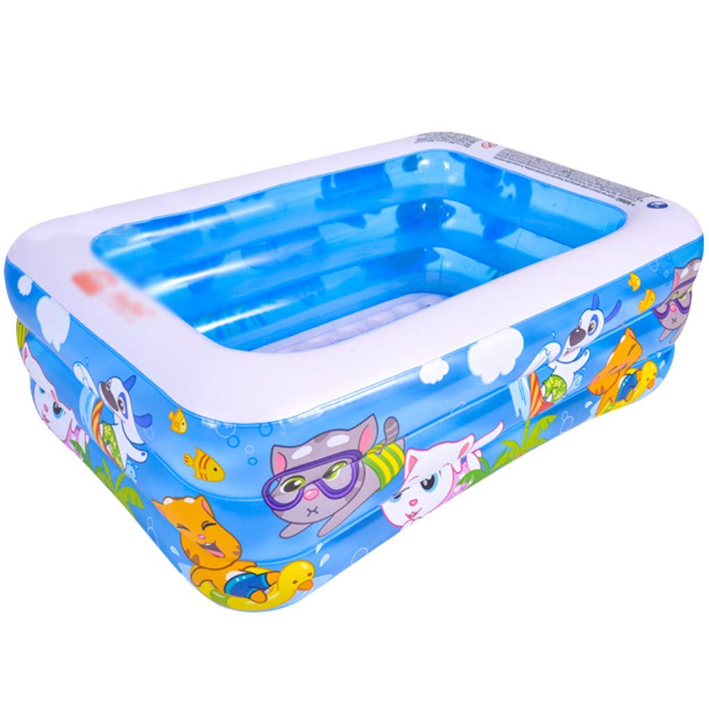 **Inflatable Swimming Pool for Adults & Kids - Cartoon Cat Design, Outdoor Garden Paddling Pool, Family Fun & Backyard Entertainment - Perfect for Summer Parties, BBQ Gatherings & Relaxation**
