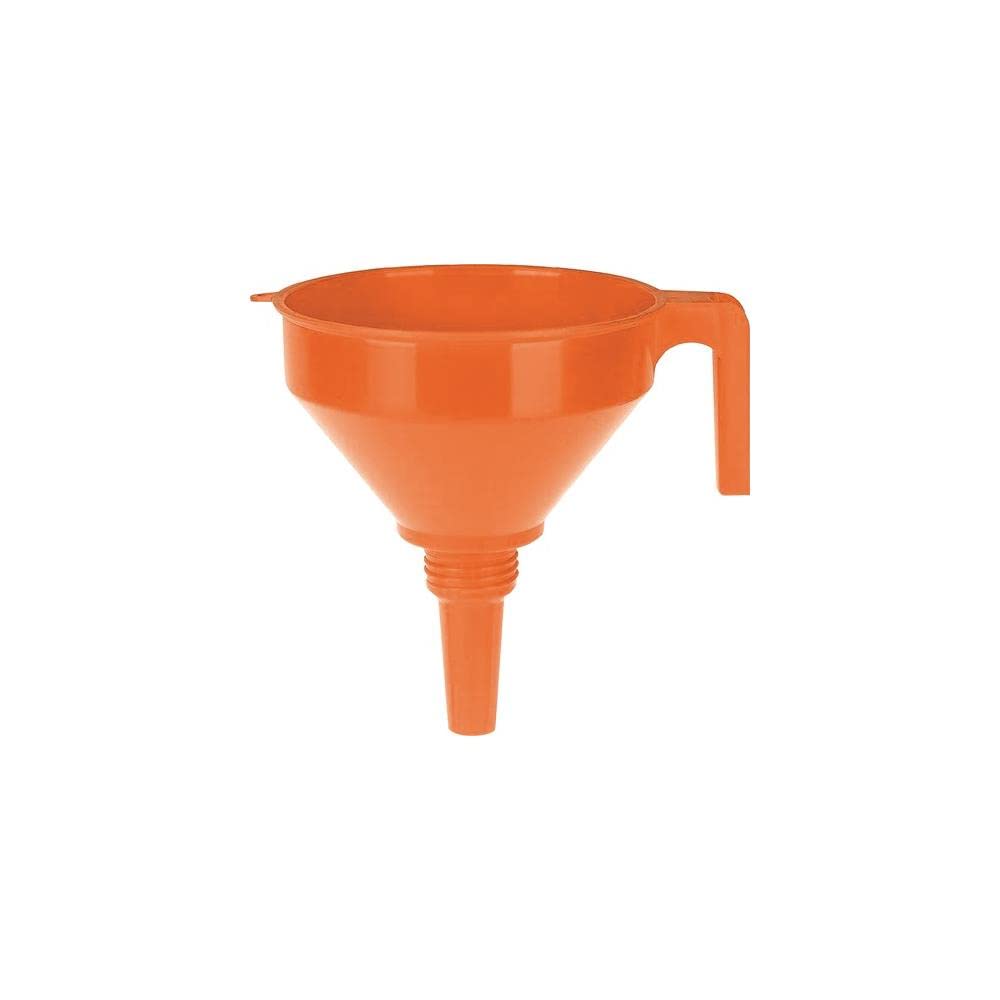 Pressol 02372 Funnel 160 mm - Red Plastic Oil Funnel for Automotive, Motorcycle & DIY Projects - Durable Leak-Proof Design for Easy Fluid Transfer