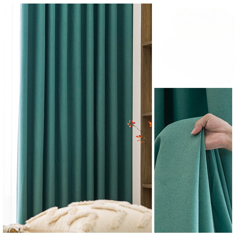 Custom Blackout Curtains 100% Light Blocking - Solid Color Minimalist Design for Living Room, Bedroom & Home Theater - Arya