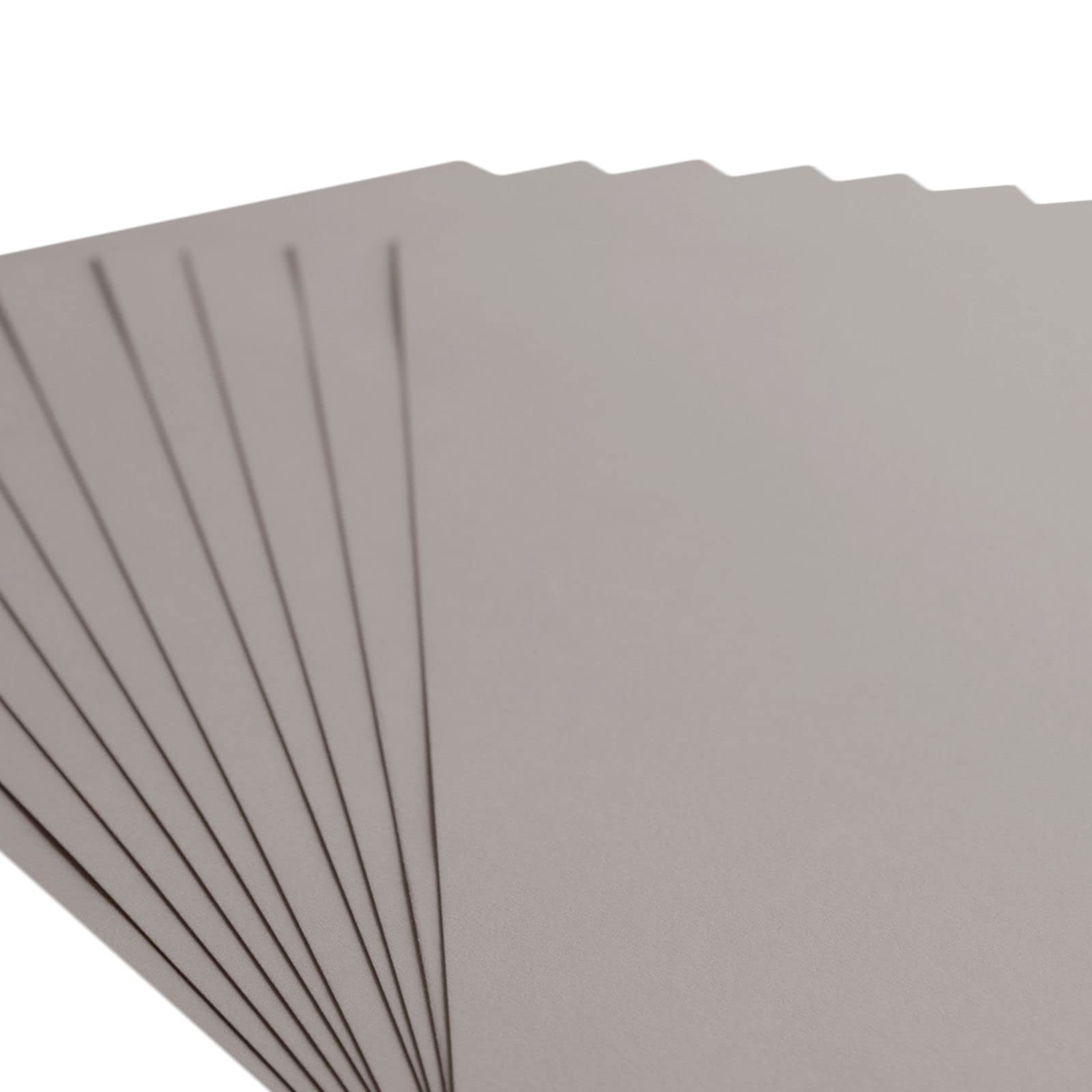 Vaessen Creative Florence Smooth Cardstock - 216 GSM, A4 Size, Tin Grey & Beige, 10 Sheets - Premium Quality for Scrapbooking, Card Making, Die Cutting & Paper Crafts - Perfect for DIY Projects, Wedding Invitations & Home Decor