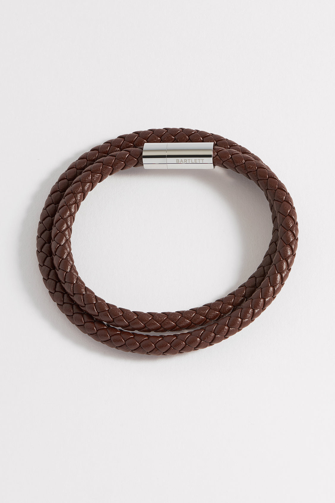 Men's Genuine Leather Double Plaited Wrap Bracelet - Stylish Adjustable Wristband for Casual Wear, Date Night & Gifts