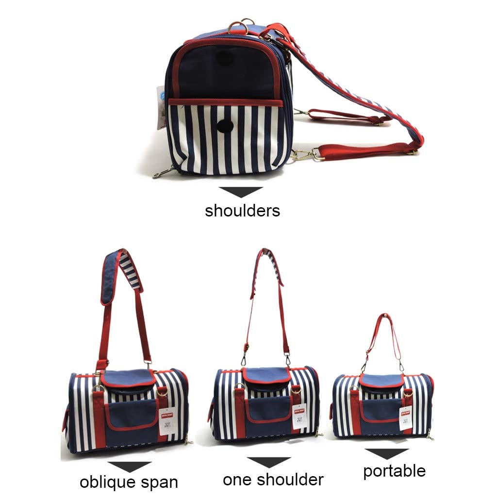 Fashion Pet Carrier for Small Dogs & Cats - Collapsible Portable Pet Travel Bag with Adjustable Shoulder Strap | Perfect for Air Travel, Hiking, Walking & Outdoor Adventures