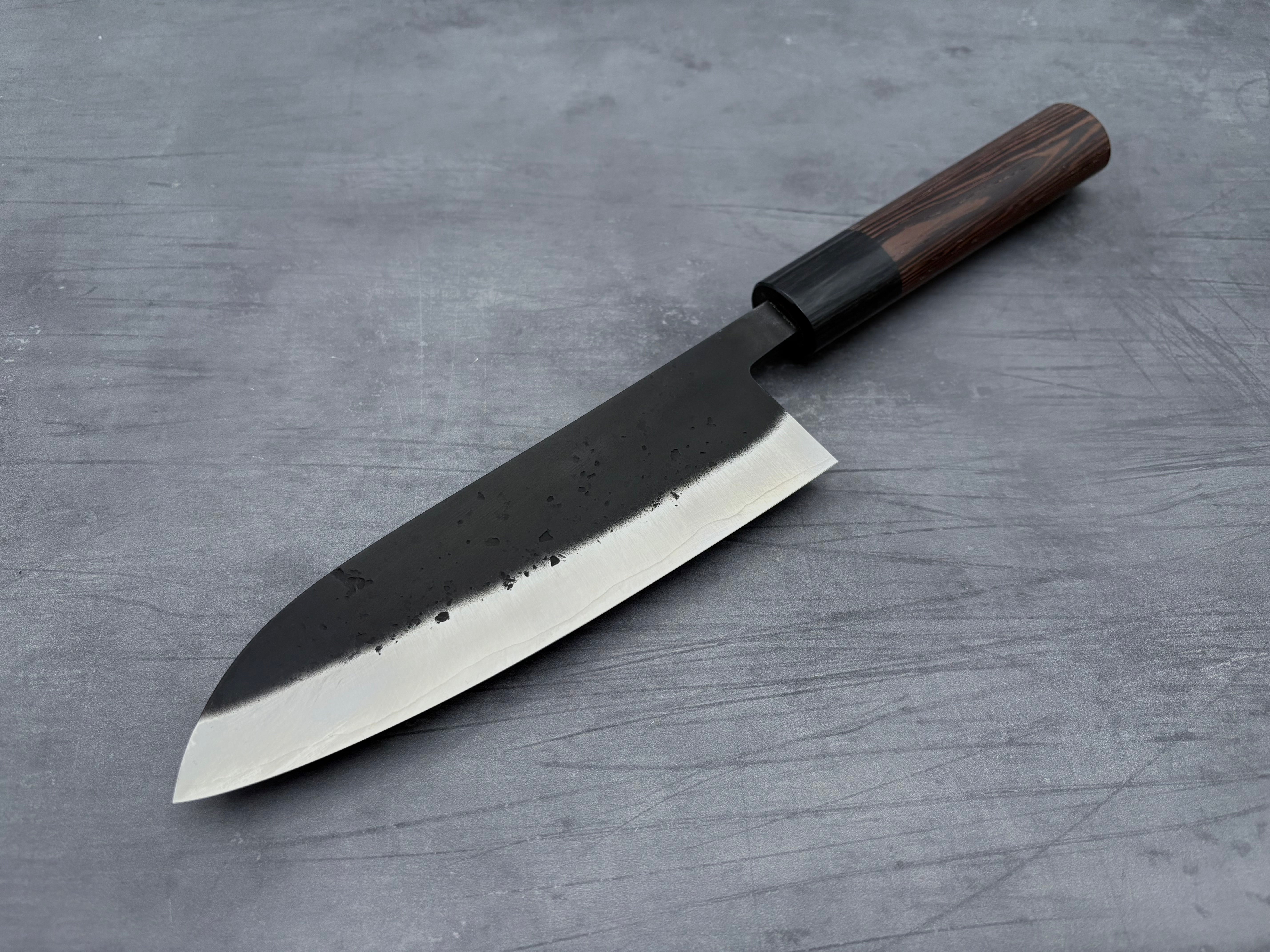 Ohishi SLD Santoku Knife - Premium Japanese Kitchen Knife for Professional Chefs & Home Cooking - Perfect for Slicing, Dicing & Chopping Vegetables, Meat & Fish
