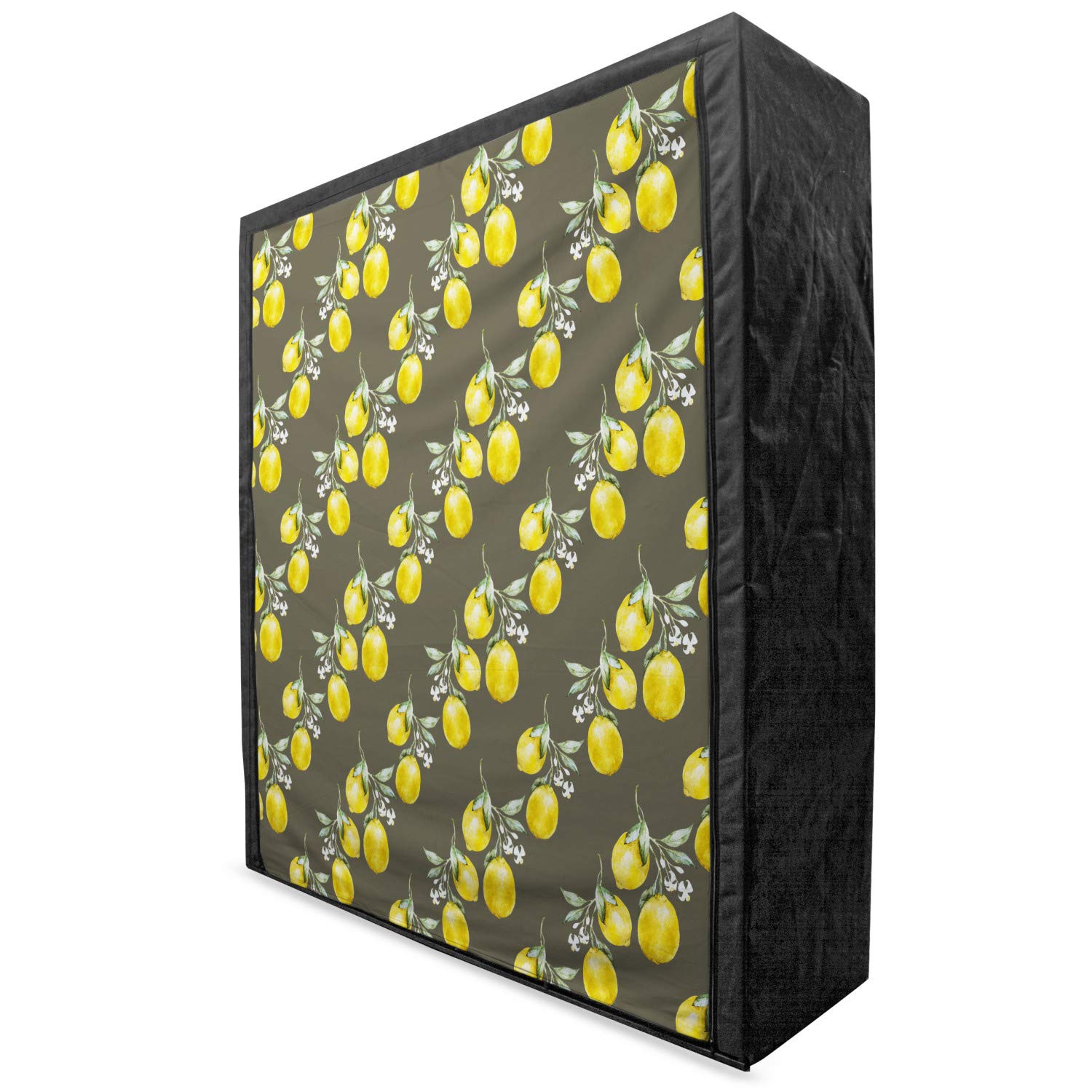 Ambesonne Floral Portable Fabric Wardrobe with Shelves | 59