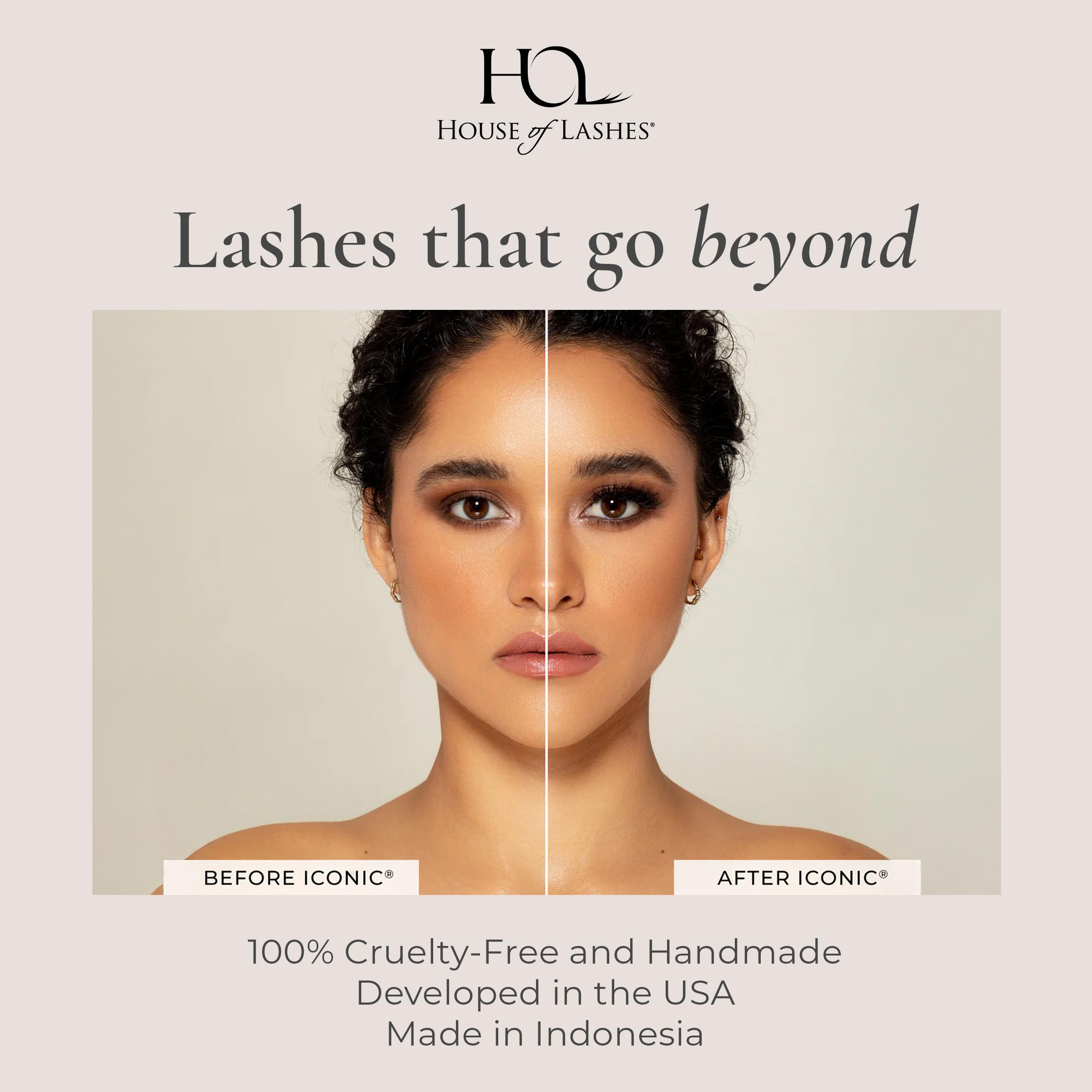 House of Lashes Iconic 3-Pack - Dramatic Eye Makeup for Parties & Events