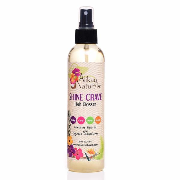 Alikay Shine Crave Hair Gloss - 8 oz Hair Shine Serum for Frizz Control & Hydration - Adds Shine & Smoothness to All Hair Types - Perfect for Daily Use & Special Occasions
