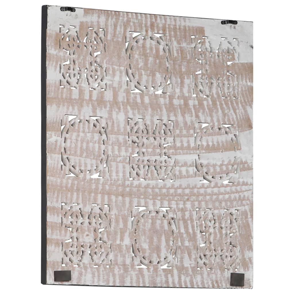 vidaXL Handcrafted MDF Wall Panel - Elegant Black & White Home Decor - Durable & Easy to Clean - Perfect for Living Room, Bedroom & Office Wall Decoration
