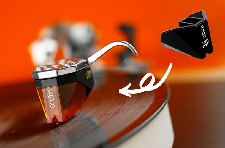 Ortofon 2M Black LVB Replacement Stylus - High-Performance Phono Cartridge Needle for Vinyl Records & Turntables - Perfect for Audiophiles & DJs