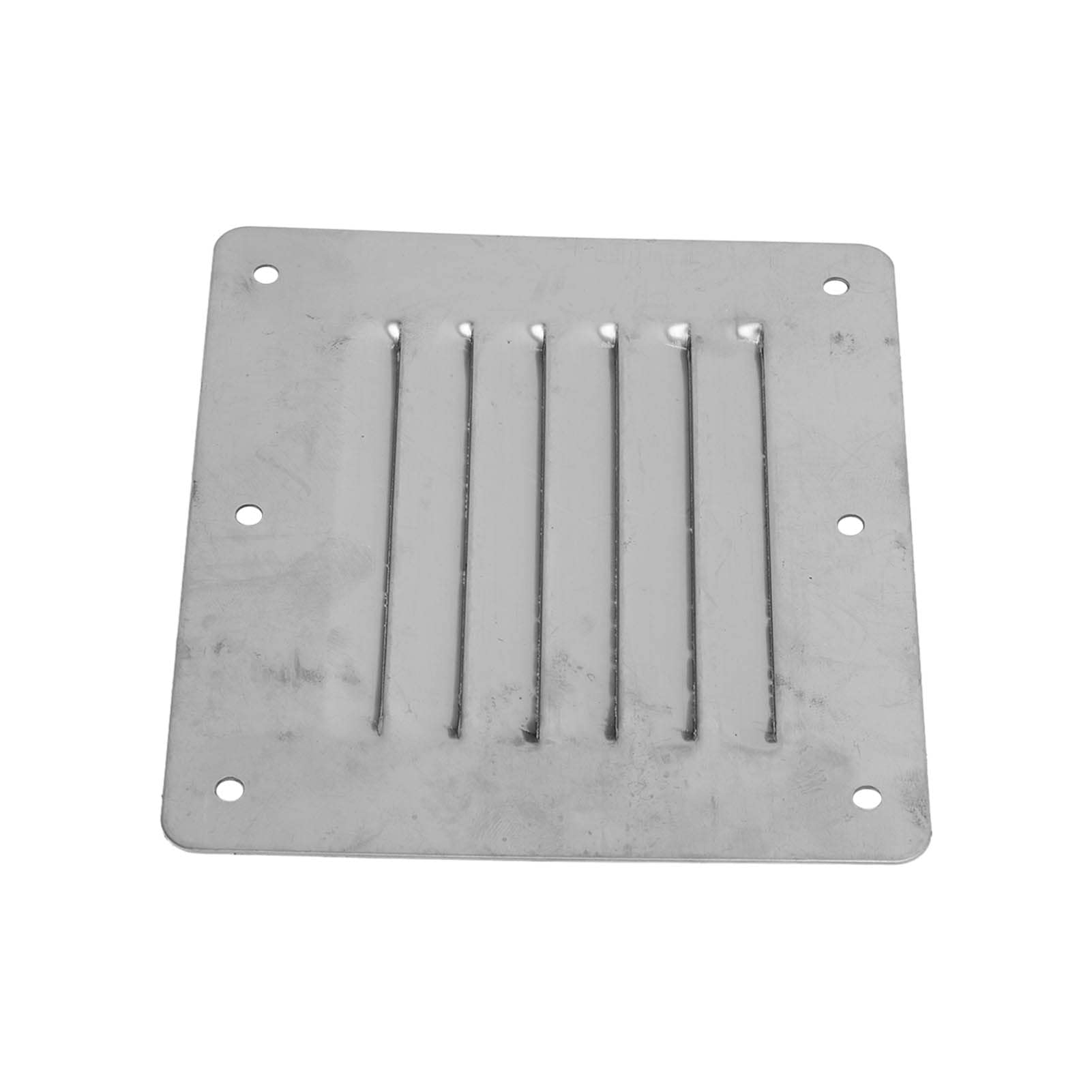 Stainless Steel Rectangular Louvered Air Vent Grill - Marine Boat Ventilation Cover for Cabin, Engine Room & Bilge Airflow