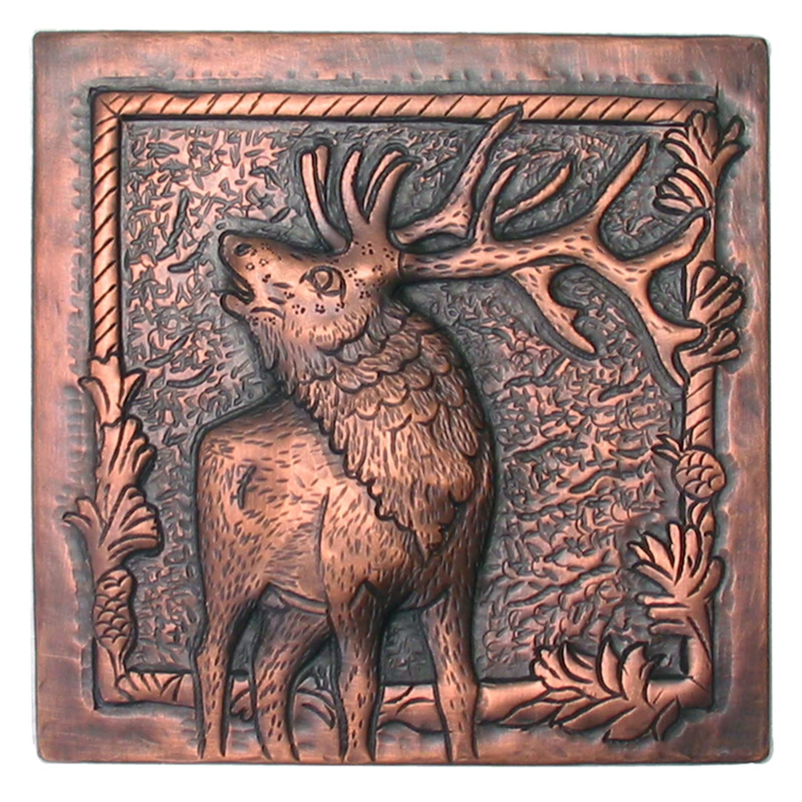Hand Hammered Copper Tile Backsplash - 12