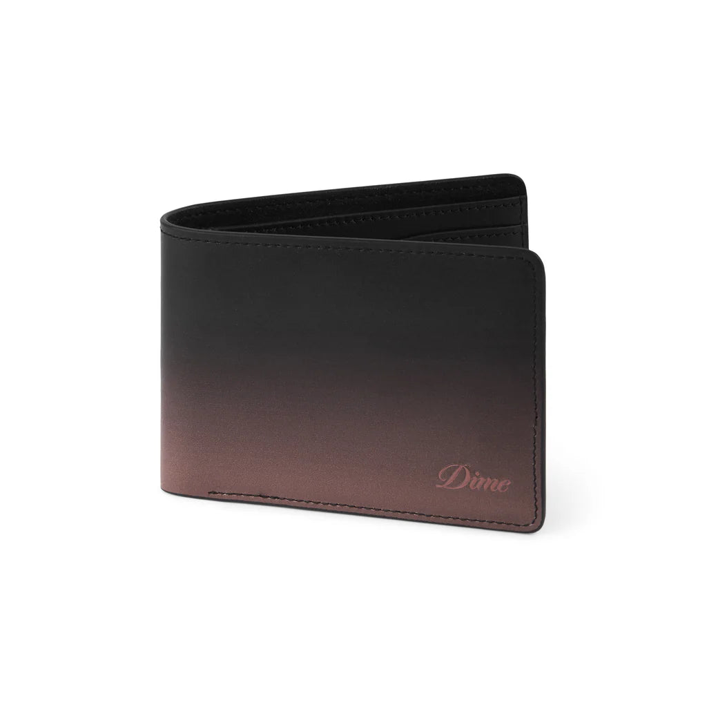 Dime Cursive Gradient Wallet (Copper) - Slim RFID Blocking Bifold Wallet for Men & Women | Perfect for Everyday Carry, Travel & Business