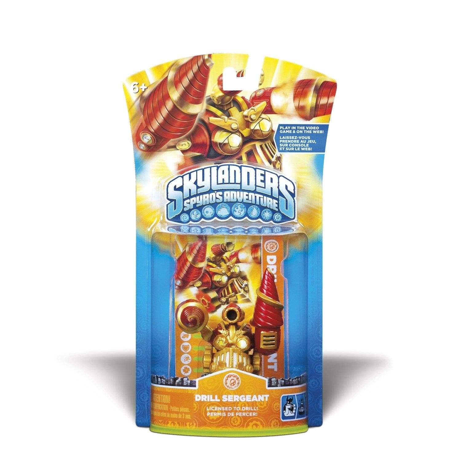 Skylanders Spyro's Adventure: Drill Sergeant Character Pack - Compatible with Wii, PS3, Xbox 360 & PC | Collectible Action Figure for Kids & Gamers | Perfect for Adventure Gaming & Interactive Play