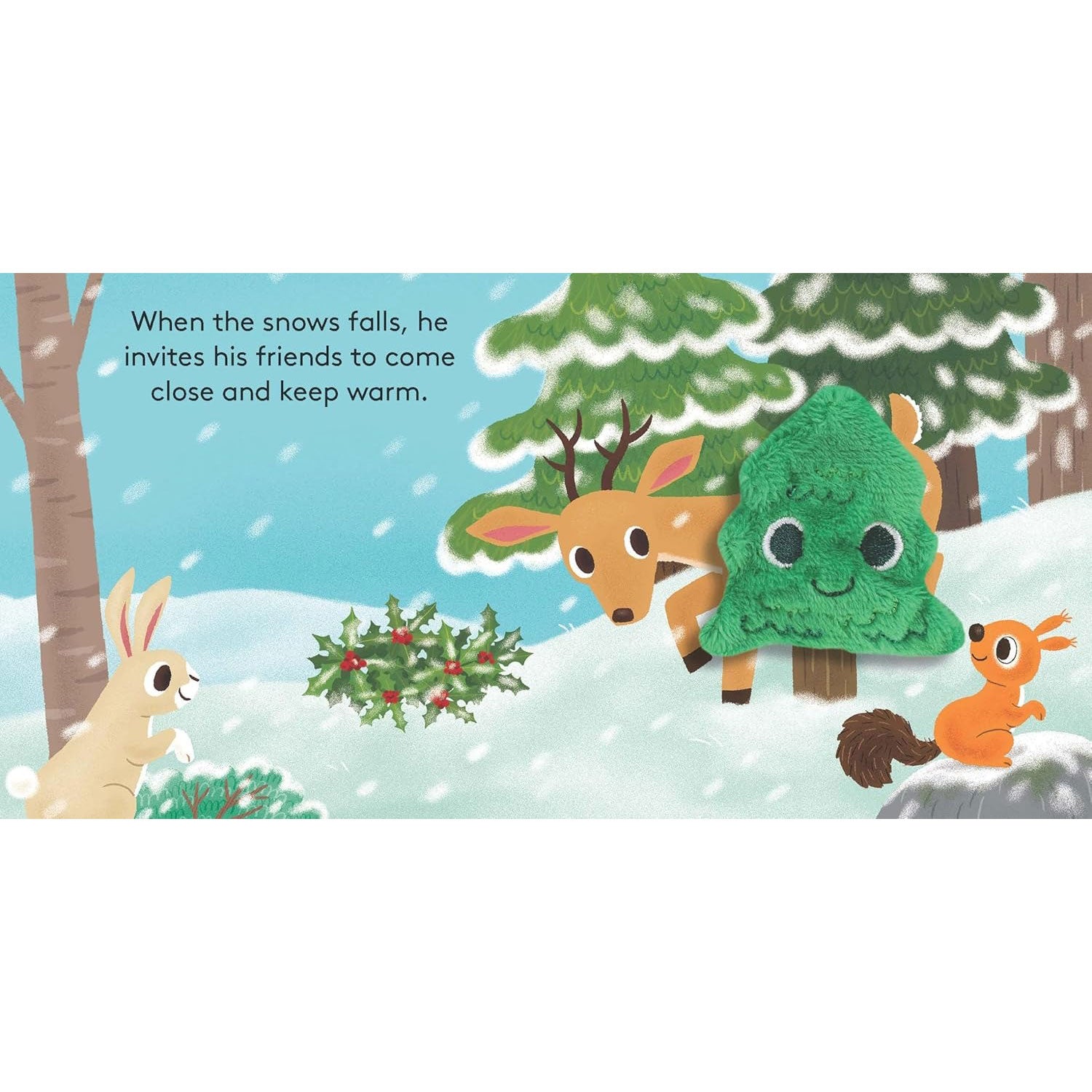 Little Fir Tree Finger Puppet Board Book - Interactive Storytime Fun for Toddlers & Preschoolers