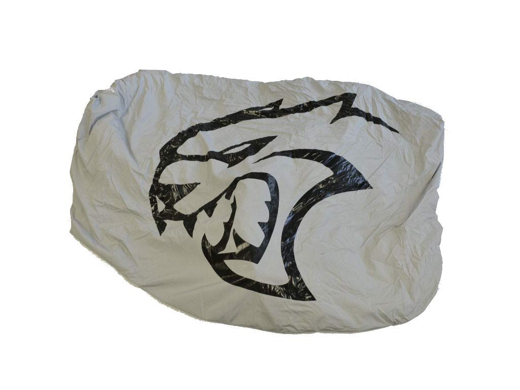 2015 Dodge Charger Hellcat Car Cover with Hellcat Logo - Waterproof & UV Protection for Outdoor & Indoor Vehicle Storage