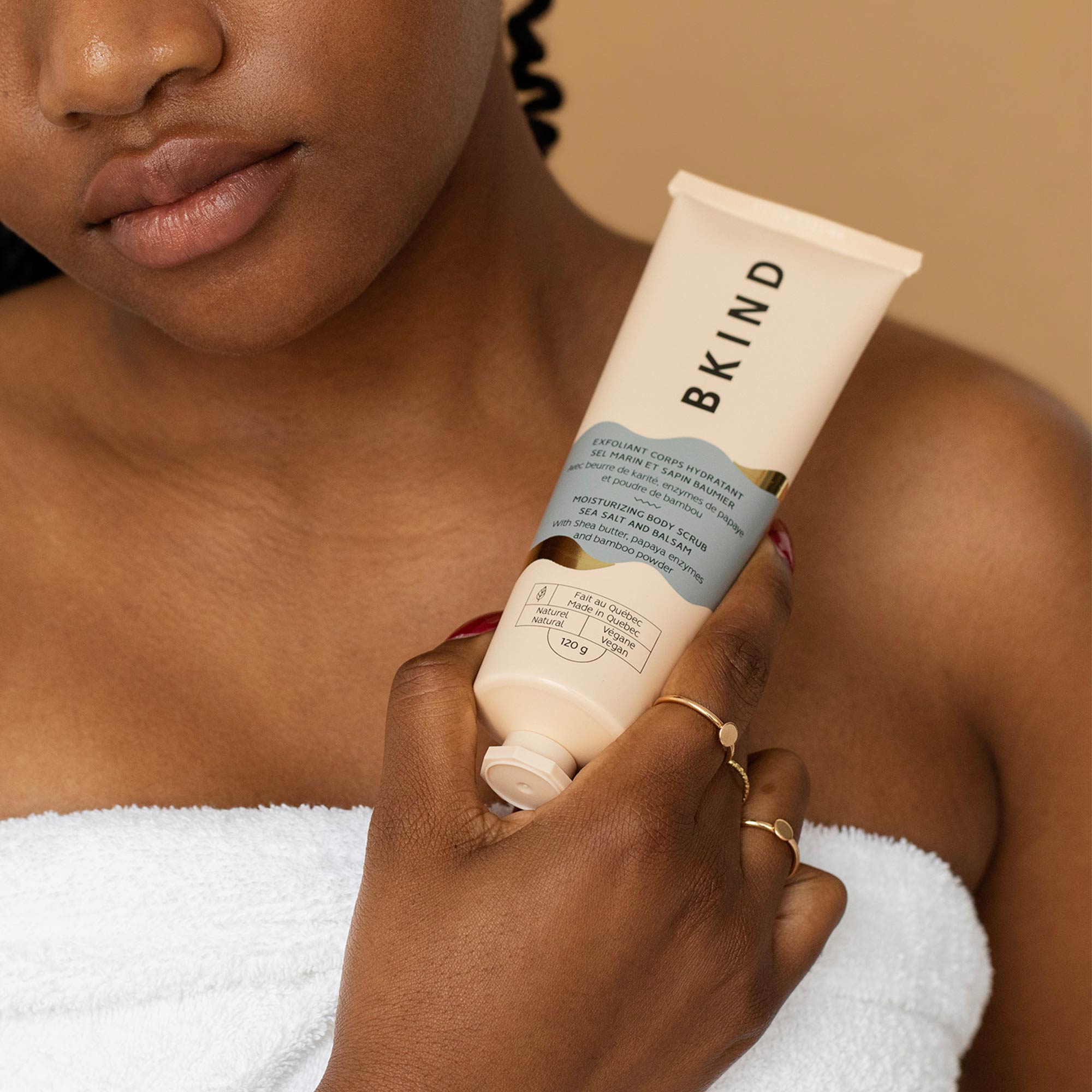 Exfoliating Body Scrub with Sea Salt & Balsam - Deep Moisturizing & Nourishing for Soft, Smooth Skin - Perfect for Dry Skin Care & Spa Day at Home