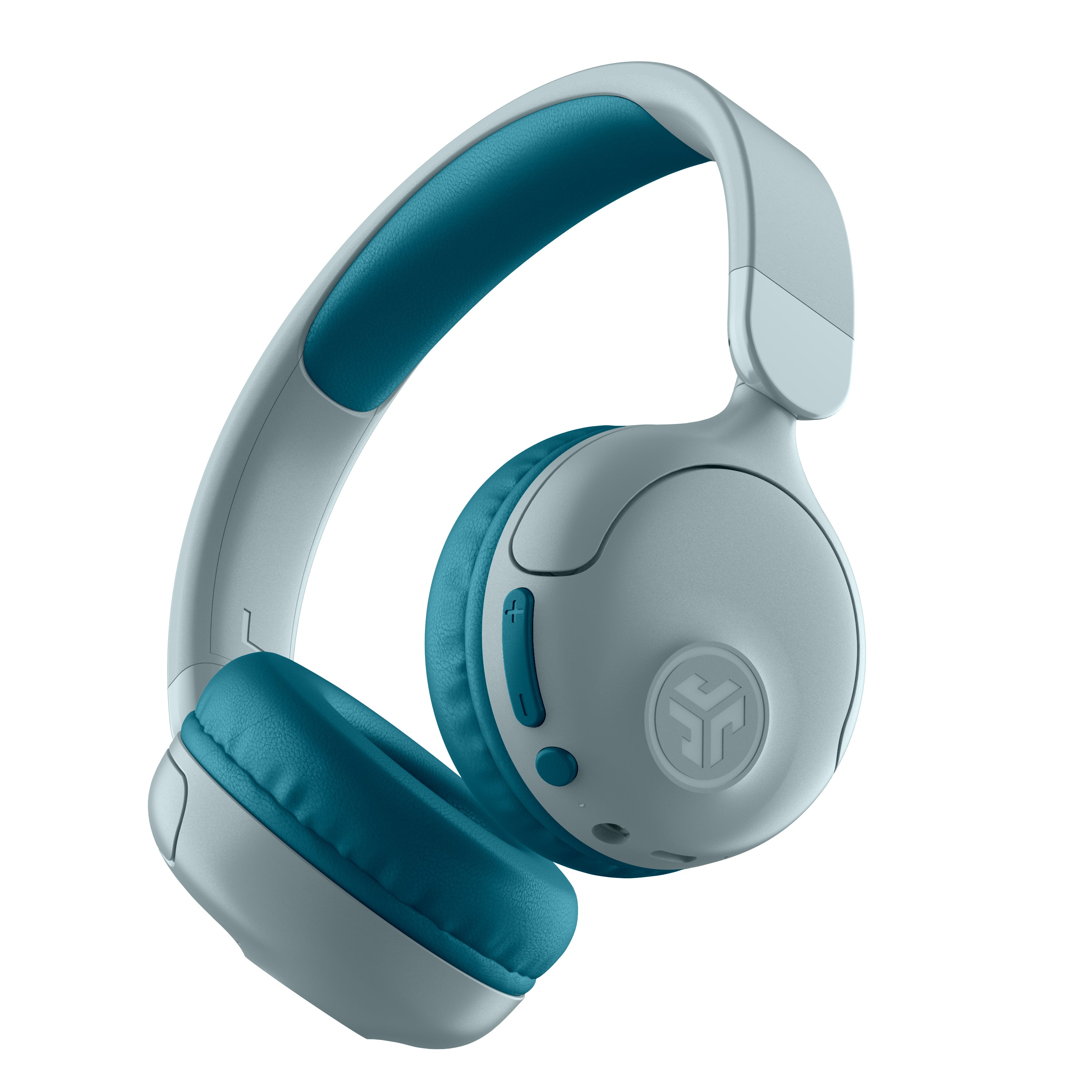 JBuddies Pop Wireless Kids Headphones - Bluetooth Over-Ear Headset with Volume Limiter, Lightweight Comfort for Boys & Girls - Perfect for School, Travel, and Online Learning (Teal)