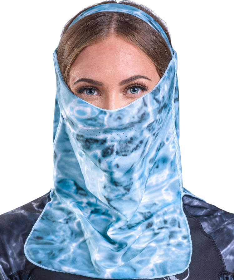 Women's ProMax UV Protection Vented Adjustable Face Mask Gaiter - Breathable & Comfortable for Outdoor Sports, Hiking, Cycling & Running | Aqua Design