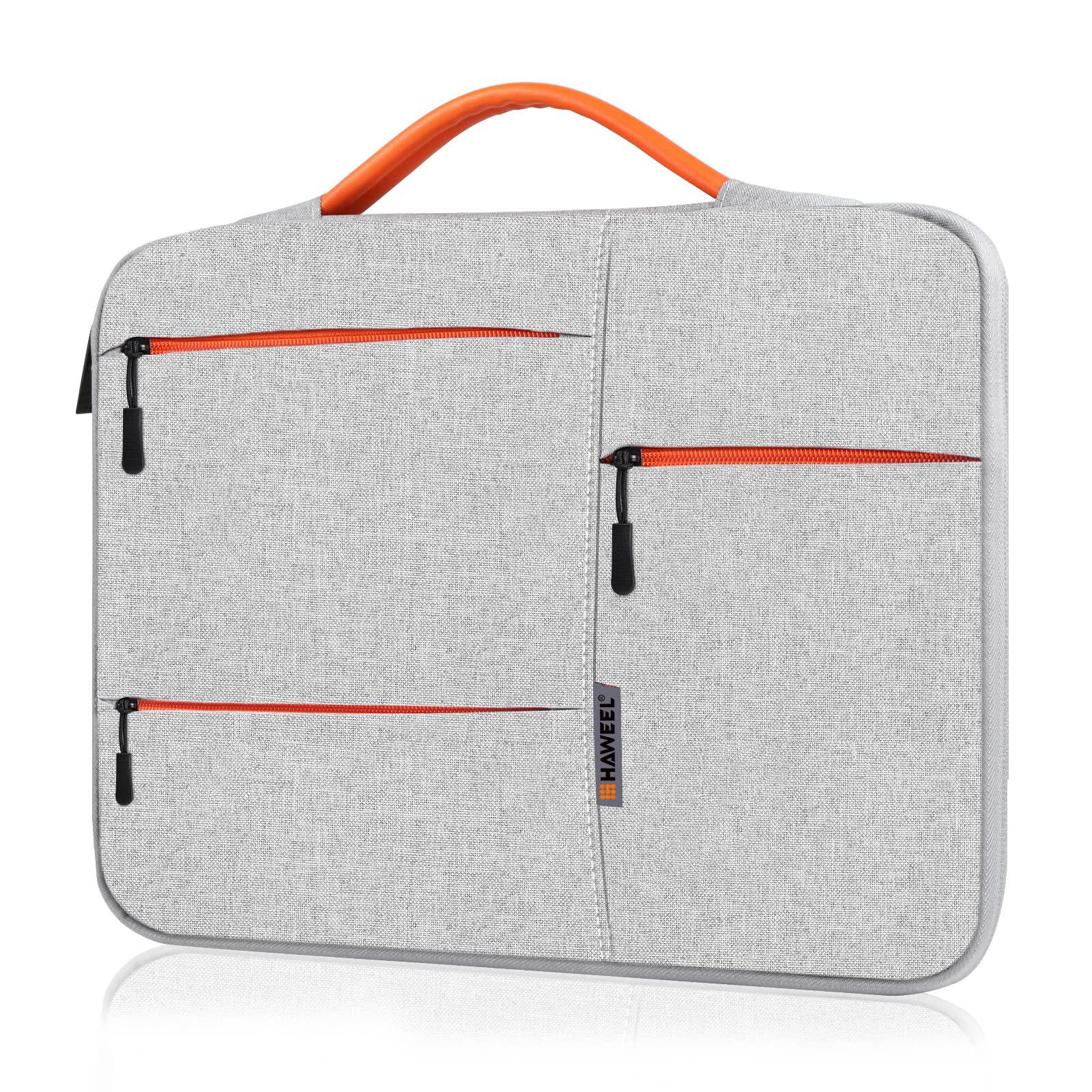 360° Protective Laptop Sleeve Case for MacBook Pro 14-14.5 inch, MacBook Air, iPad Pro & Surface Pro - Durable Notebook Carrying Bag with Padded Interior (Grey) - Perfect for Work, Travel & School Accessories