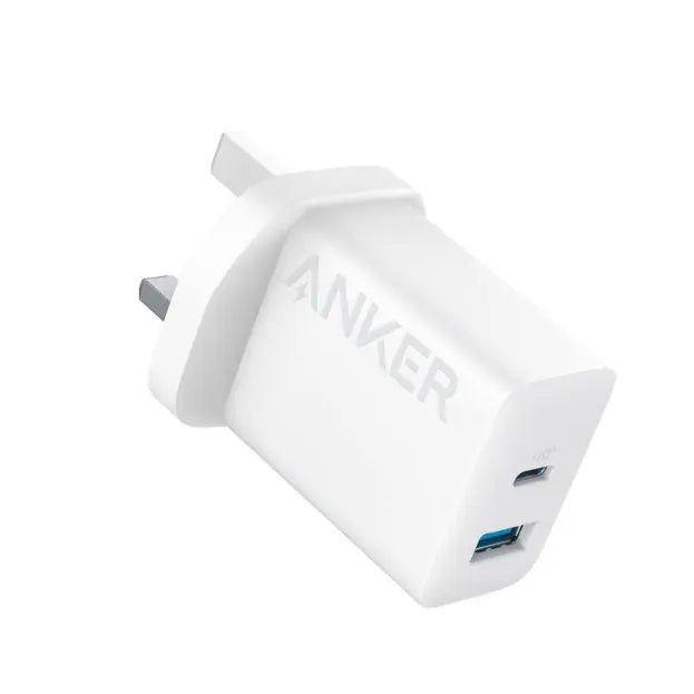 Anker 20W USB C GaN Charger PowerPort A2348 - Fast & Compact Wall Charger for iPhone, Samsung, iPad - Perfect for Travel, Home & Office Use