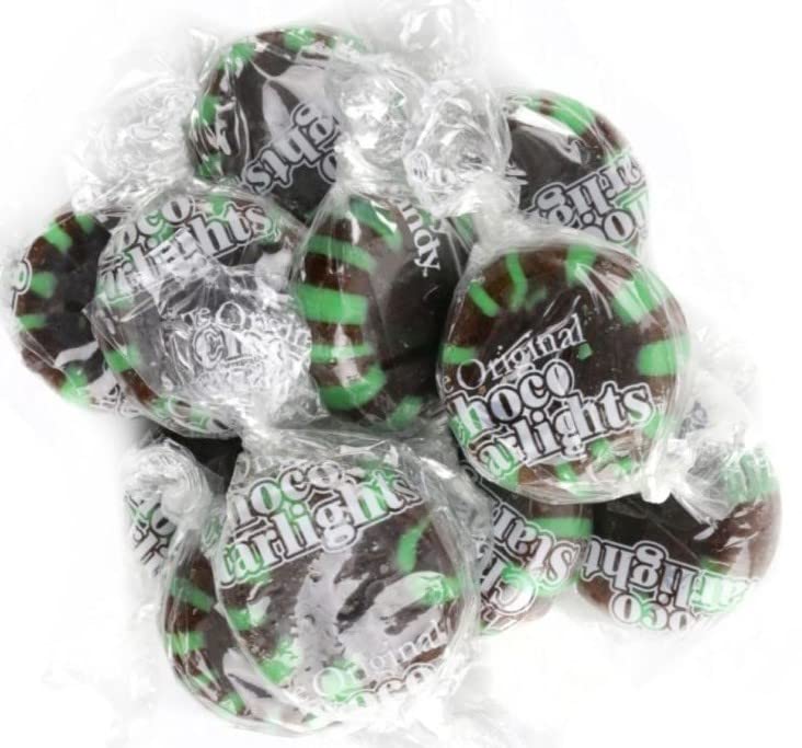 Original Individually Wrapped Starlight Mint Hard Candy - Chocolate Flavor, 5lb Bulk Pack - Perfect for Parties, Office Treats & Holiday Gift Baskets